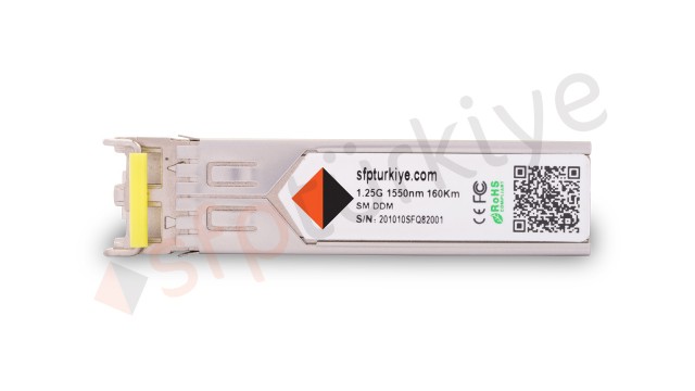 ALCATEL LUCENT Uyumlu Gigabit SFP Modül - 1000Base-EZX+ 1550nm 160Km EZR+ SM DDM