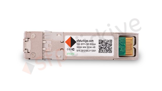 ARUBA - HP Uyumlu 10 Gigabit SFP+ Modül - 10GBase-SX SR 850nm 300Mt MM LC DDM
