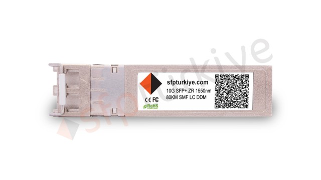 EXTREME NETWORKS Uyumlu 10 Gigabit SFP+ Modül - 10GBase-ZX ZR 1550nm 80Km SM LC DDM