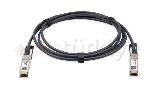 HUAWEI Uyumlu 40 Gigabit QSFP+ Passive Bakır DAC Kablo - 40GBase QSFP+ Copper Twinax Cable 1 Metre, passive