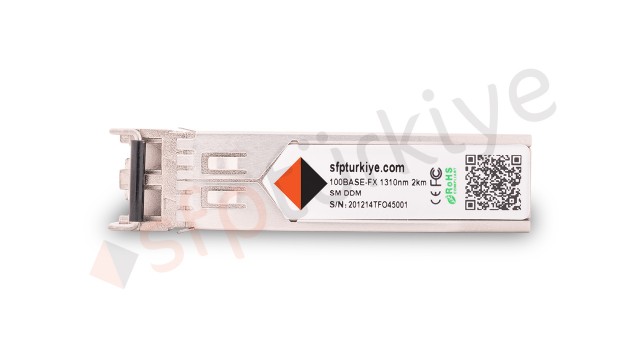 MARCONI Uyumlu 100Mbit SFP Modül - 100Base-Fx 1310nm 2km SM DDM 