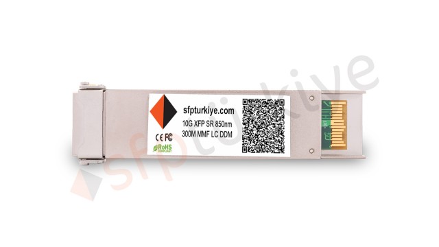 MIKROTIK Uyumlu 10 Gigabit XFP Modül - 10GBase-SX SR 850nm 300Mt MM LC DDM