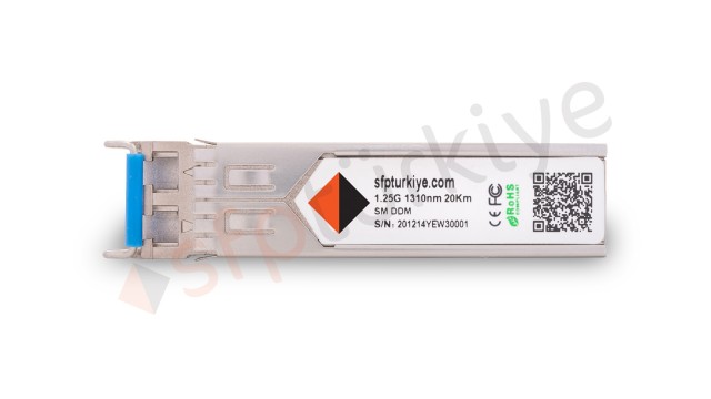 MOXA Uyumlu Gigabit SFP Modül - 1000Base-LX 1310nm 20Km LR SM LC DDM